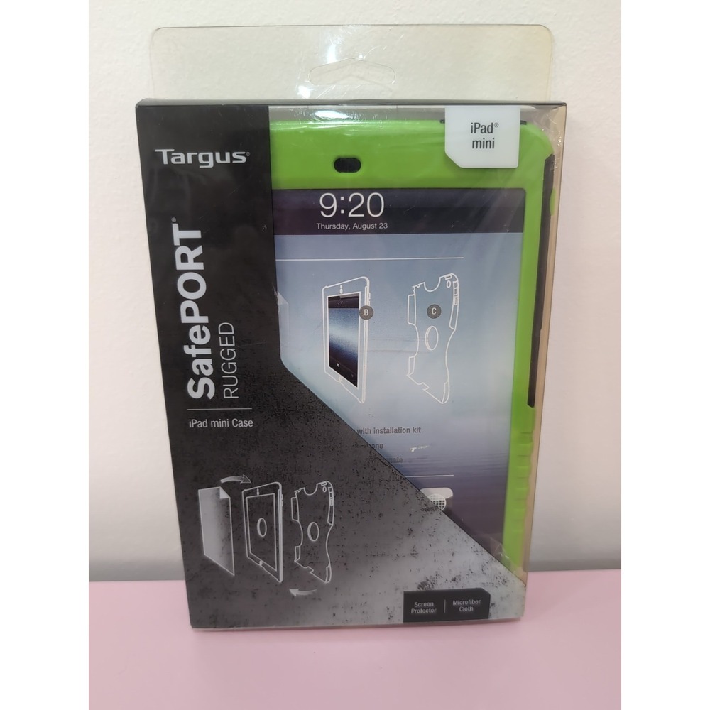 NEW Targus SafePort Rugged Case for iPad Mini (Green) 7.9 Screen 1st Generation